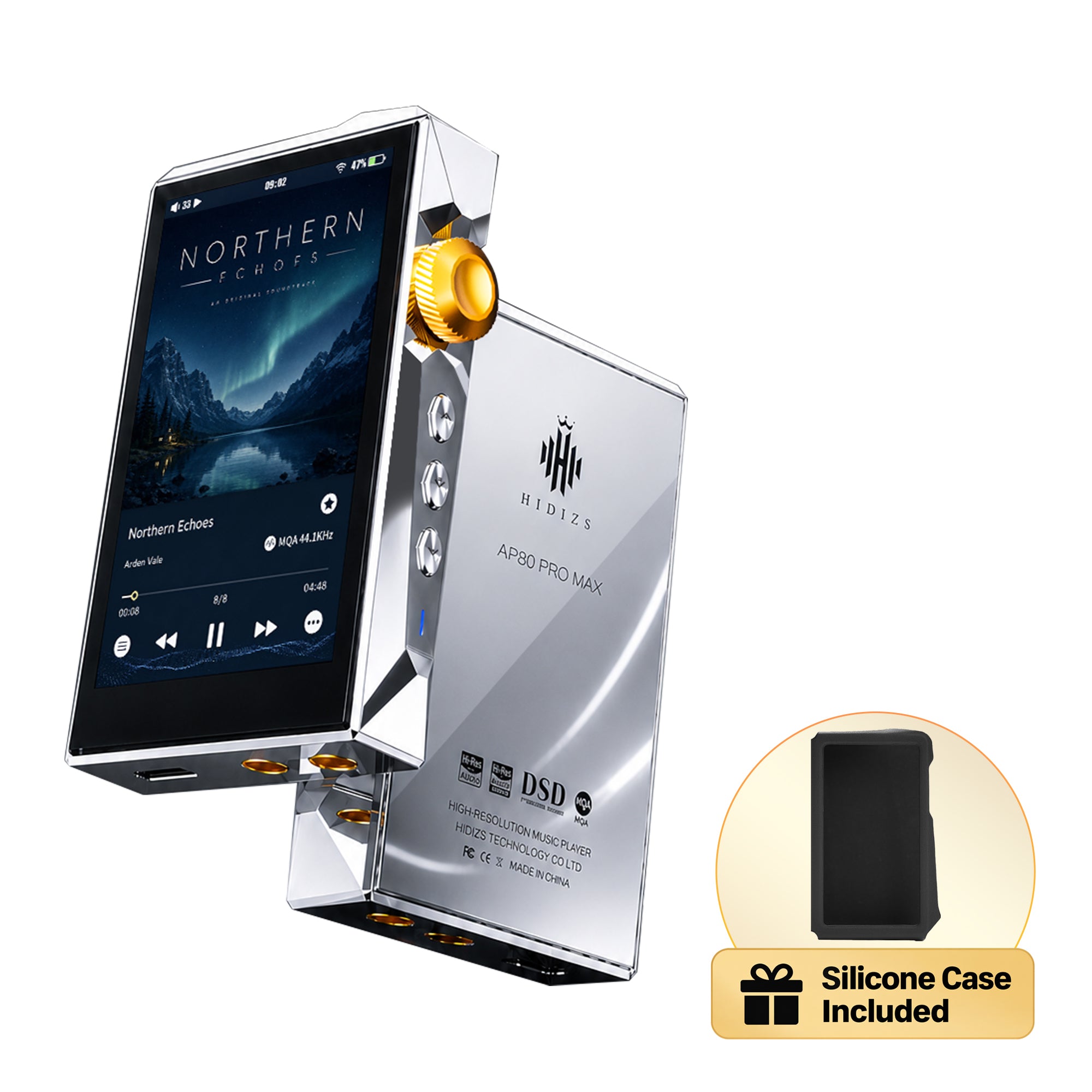HIDIZS AP80 PRO MAX Titanium Edition All-in-One Hi-Res Streaming Music