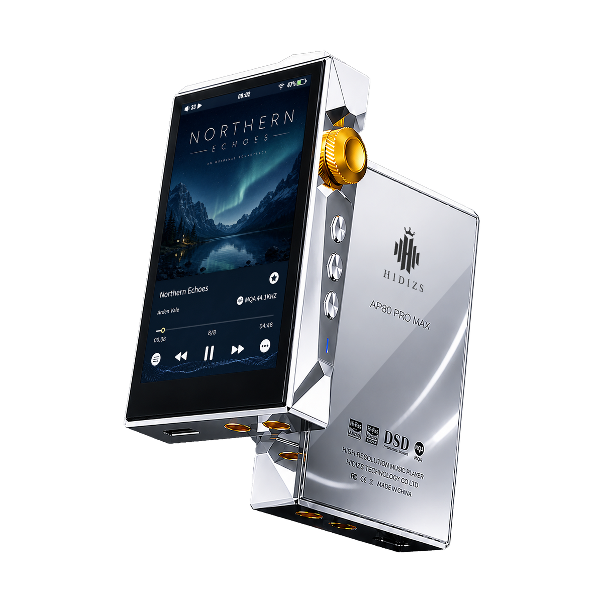 HIDIZS AP80 PRO MAX Titanium Edition All-in-One Hi-Res Streaming Music