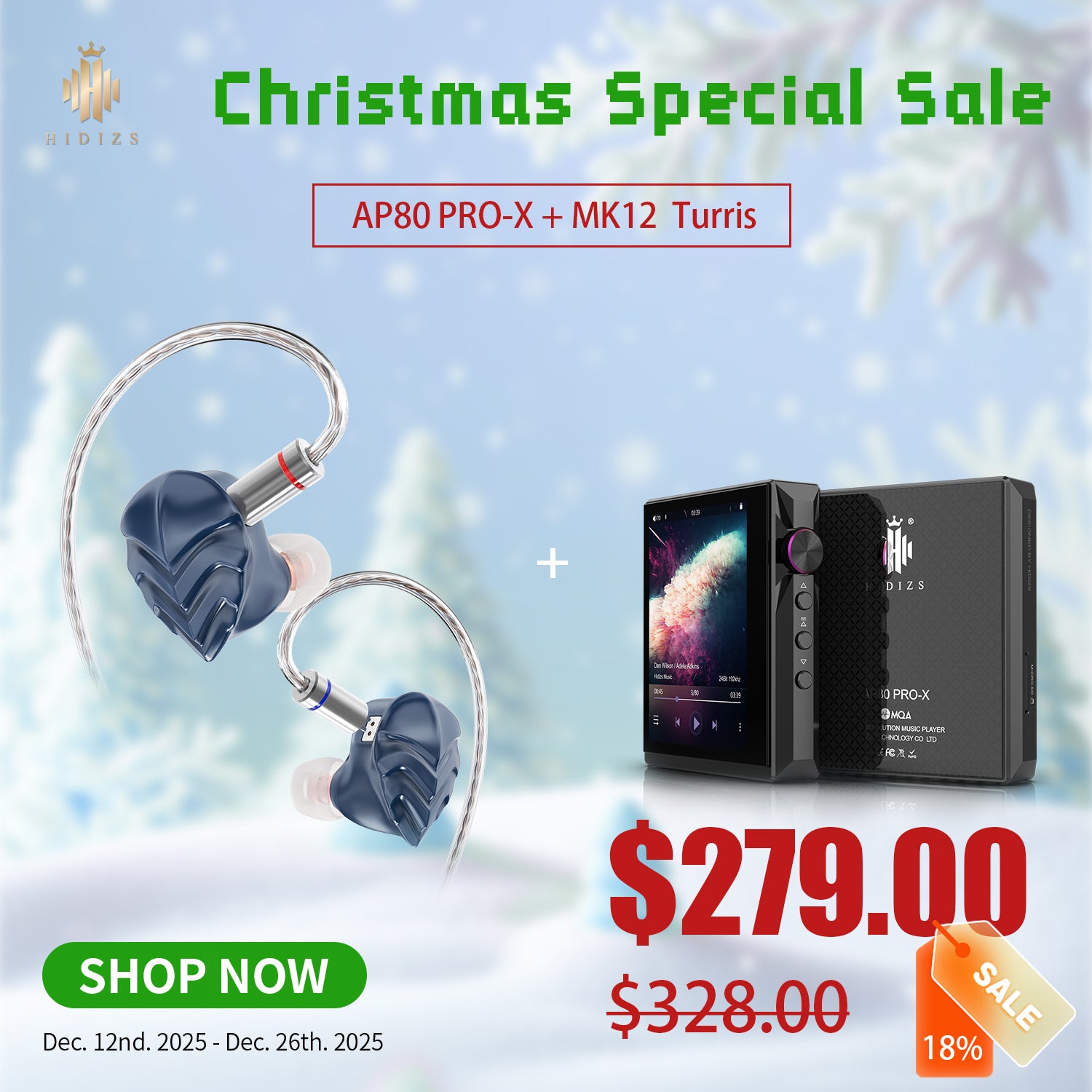 HIDIZS MK12 Turris + AP80 PRO-X