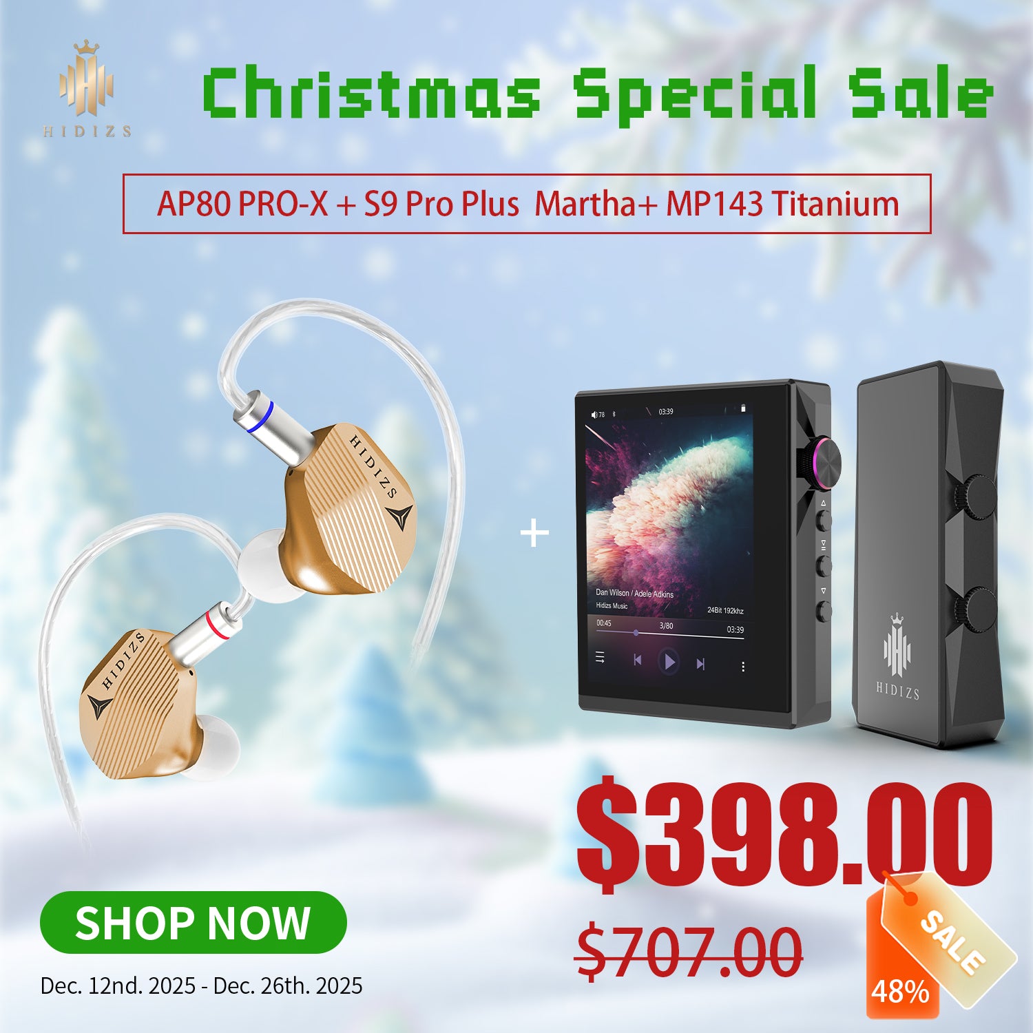 AP80 PRO-X + S9 Pro Plus + MP143 Titanium Bundle