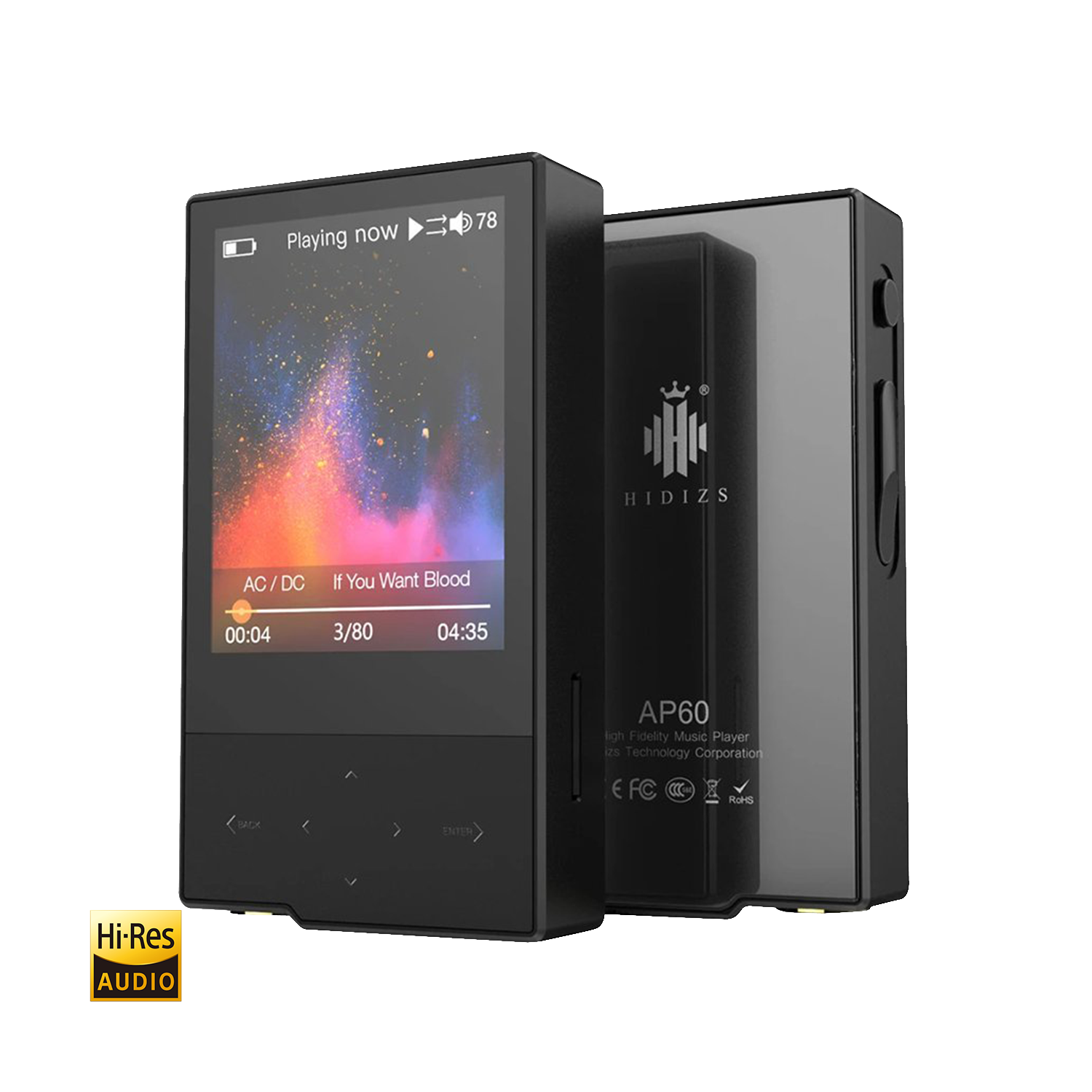 AP60 II Portable Hi-Res Music Player | Hidizs