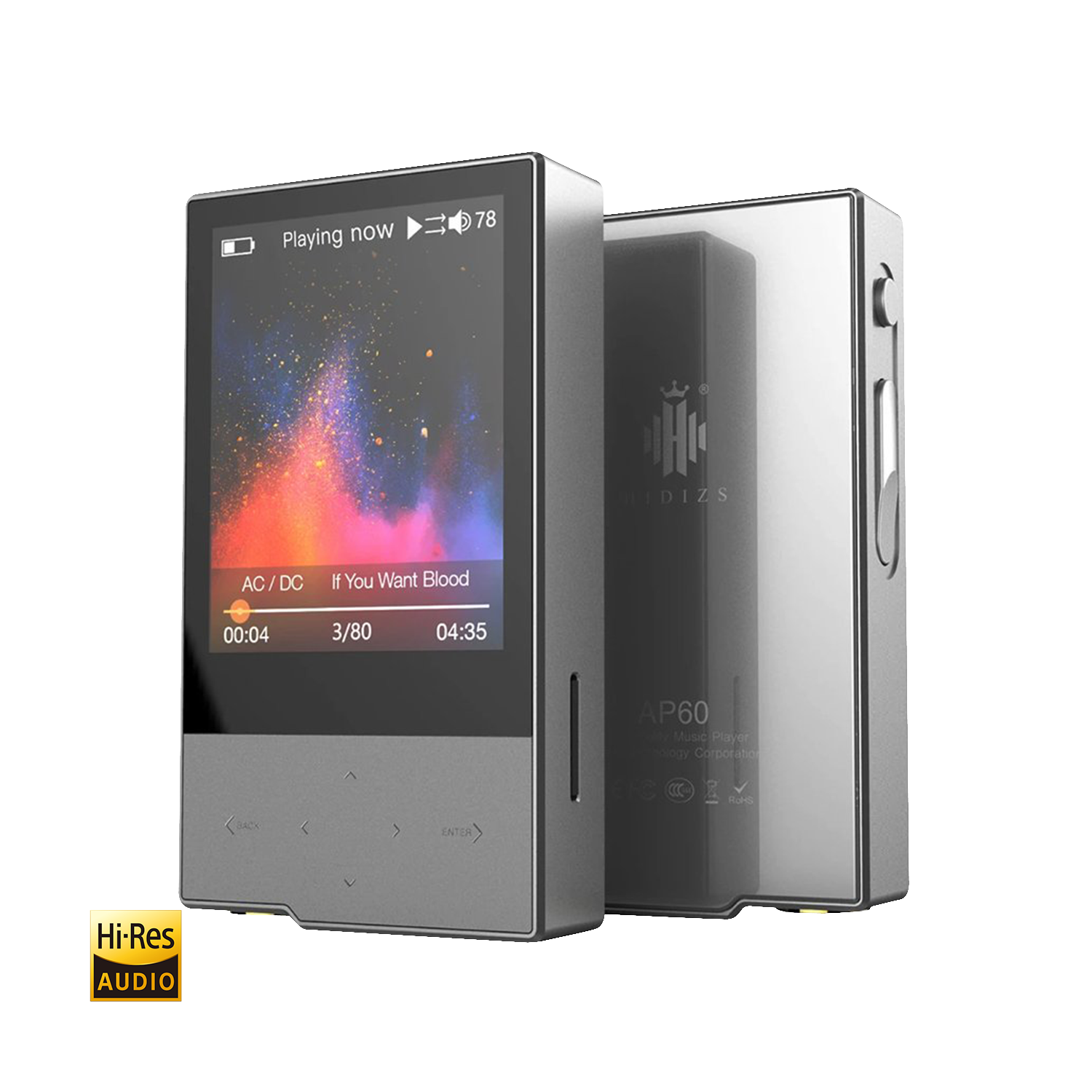 Hidizs AP60 II Portable Hi-Res Music Player