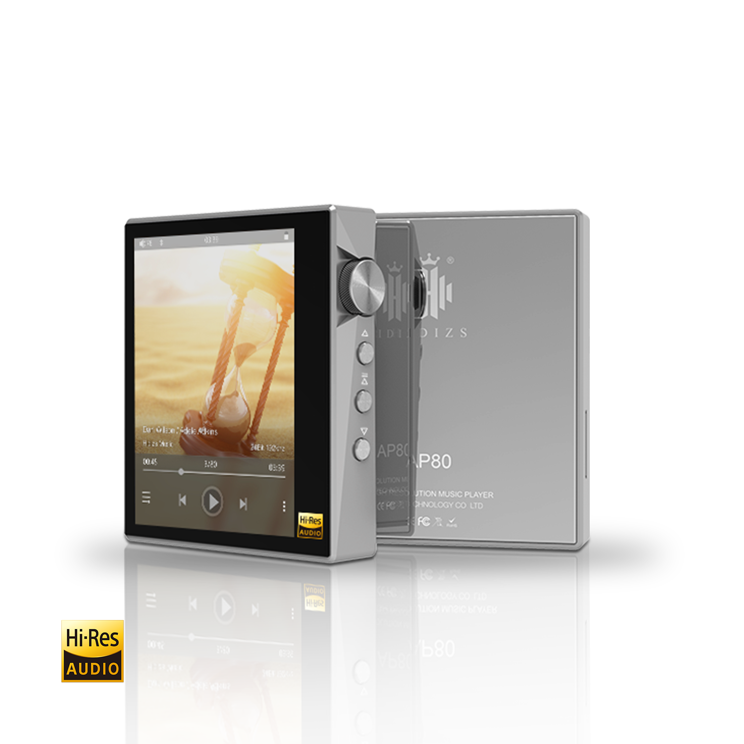 ポータブルプレーヤー HIDIZS AP80 SS Hidizs AP80 Stainless Steel Portable Hi-Res Music Player