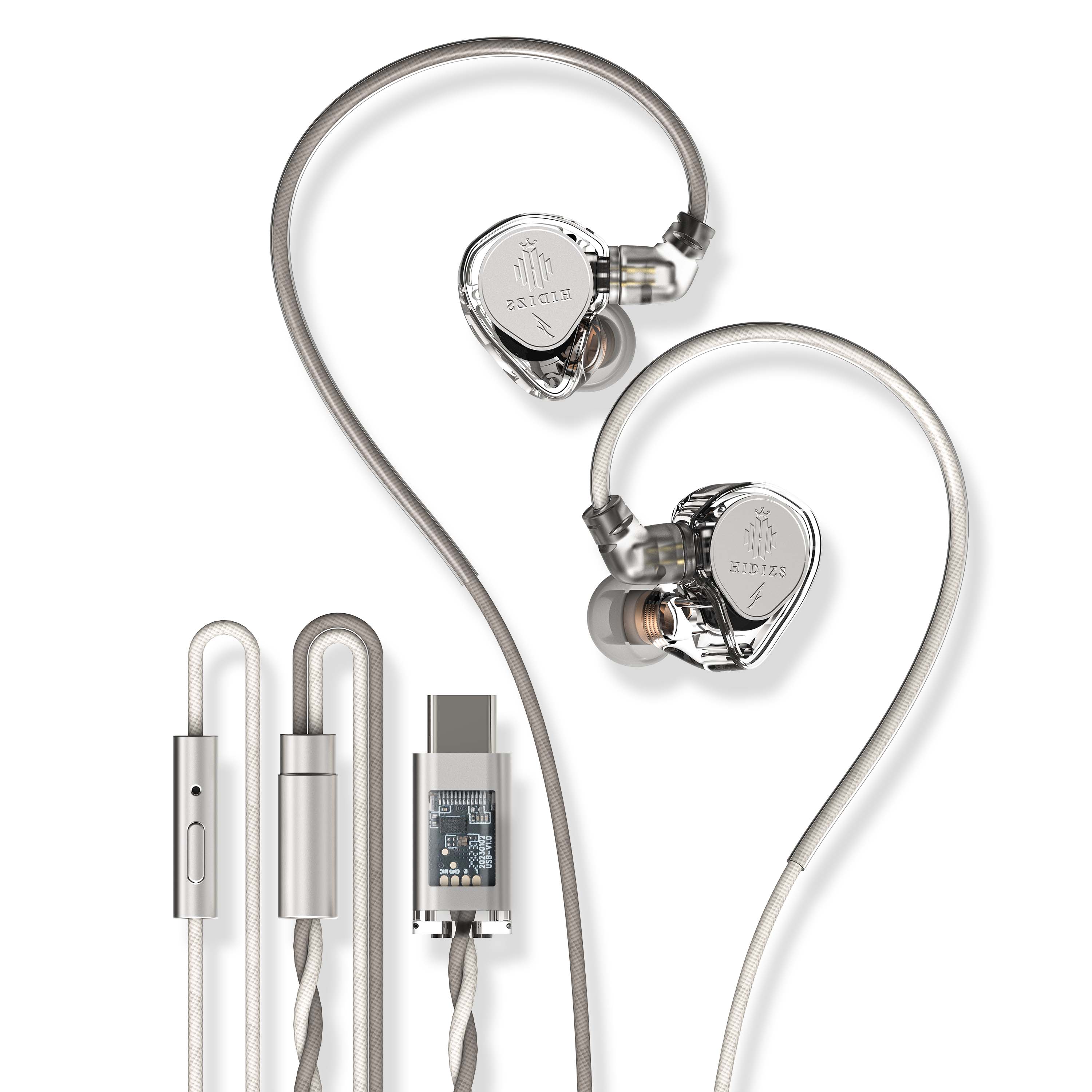 HIDIZS ST2 PRO Nebula 2-in-1 High-Performance DAC & USB-C HiFi Digital In-ear Earphones