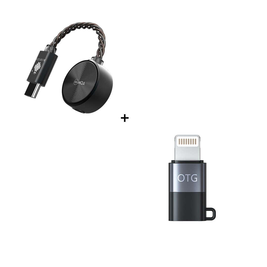 HIDIZS LT03 Adaptateur Lightning Mâle vers USB-C Femelle Plaqué Or -  Audiophonics