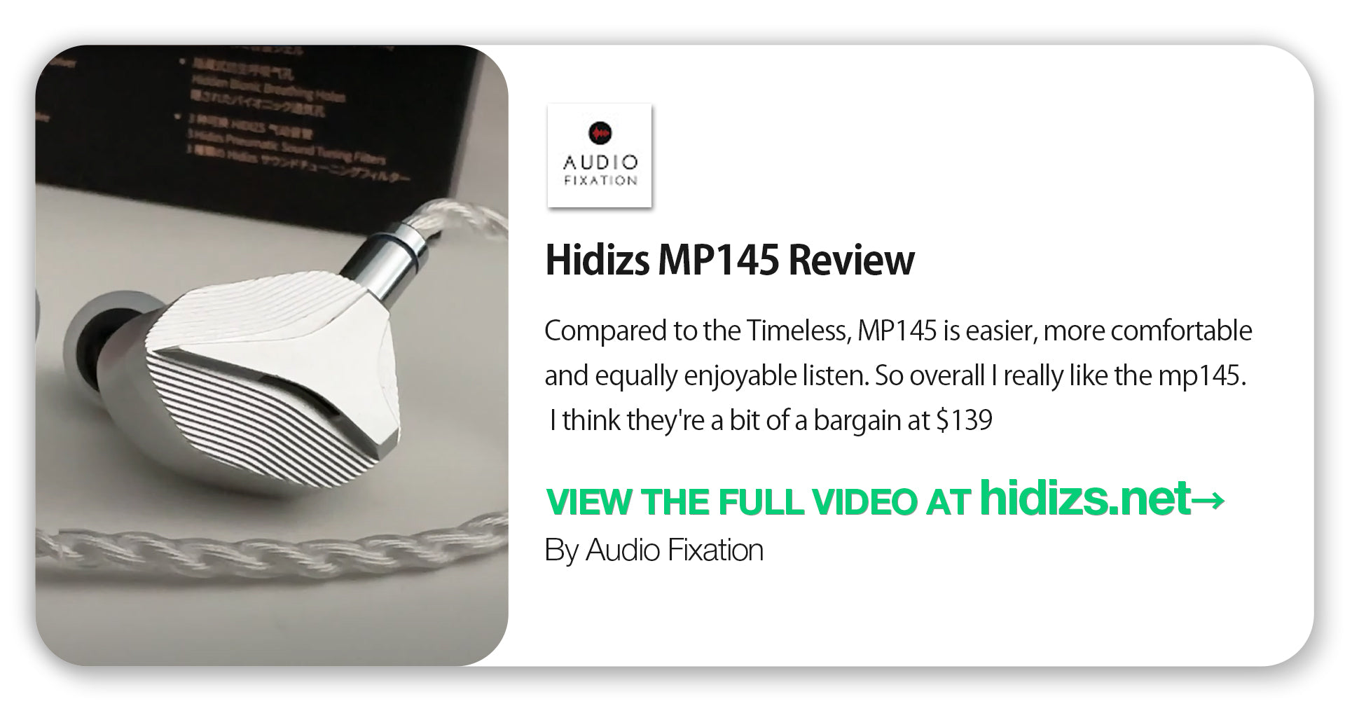Hidizs MP145 Review - Audio Fixation