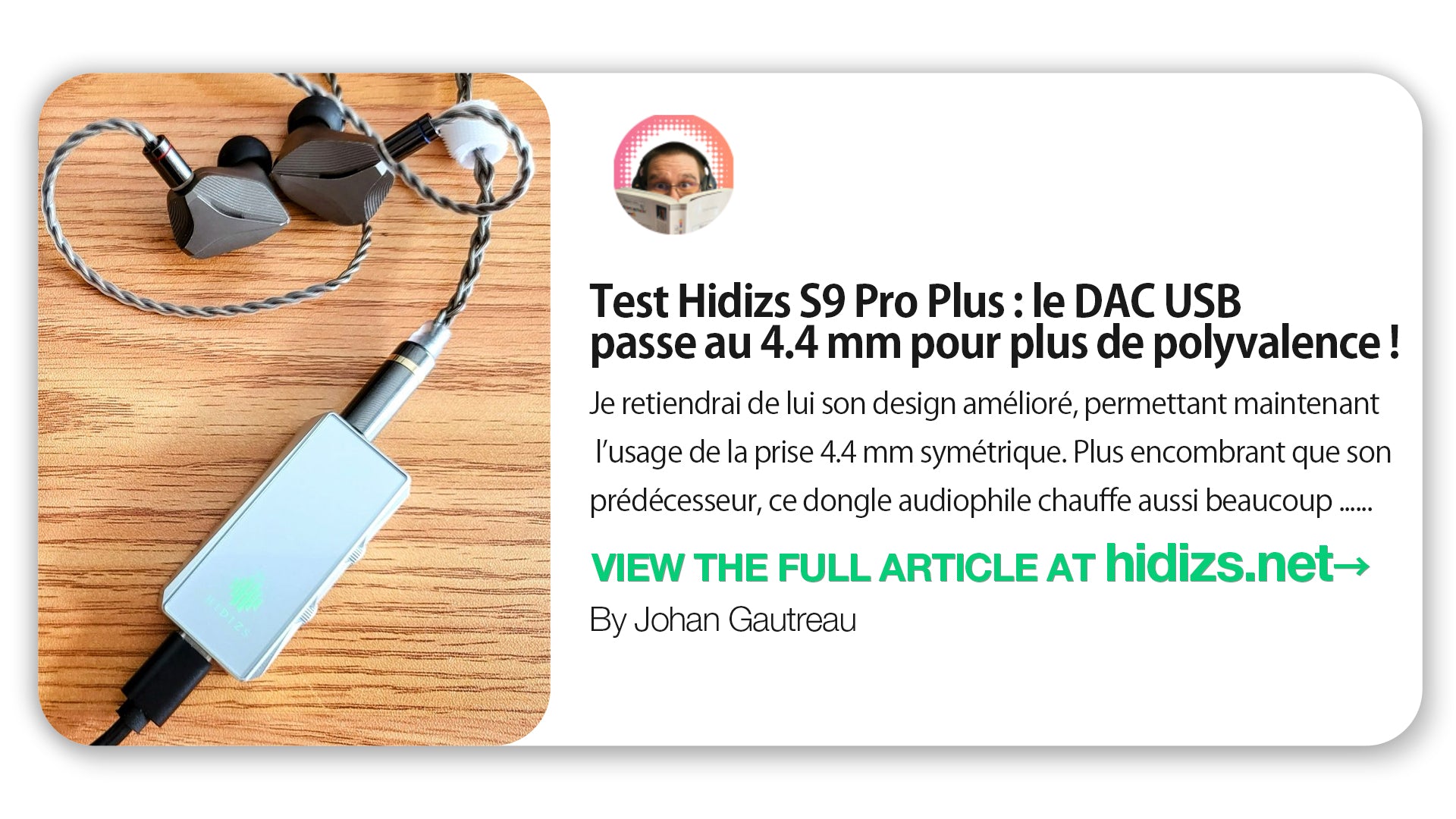 Hidizs S9 Pro Plus Martha Review - Johan Gautreau