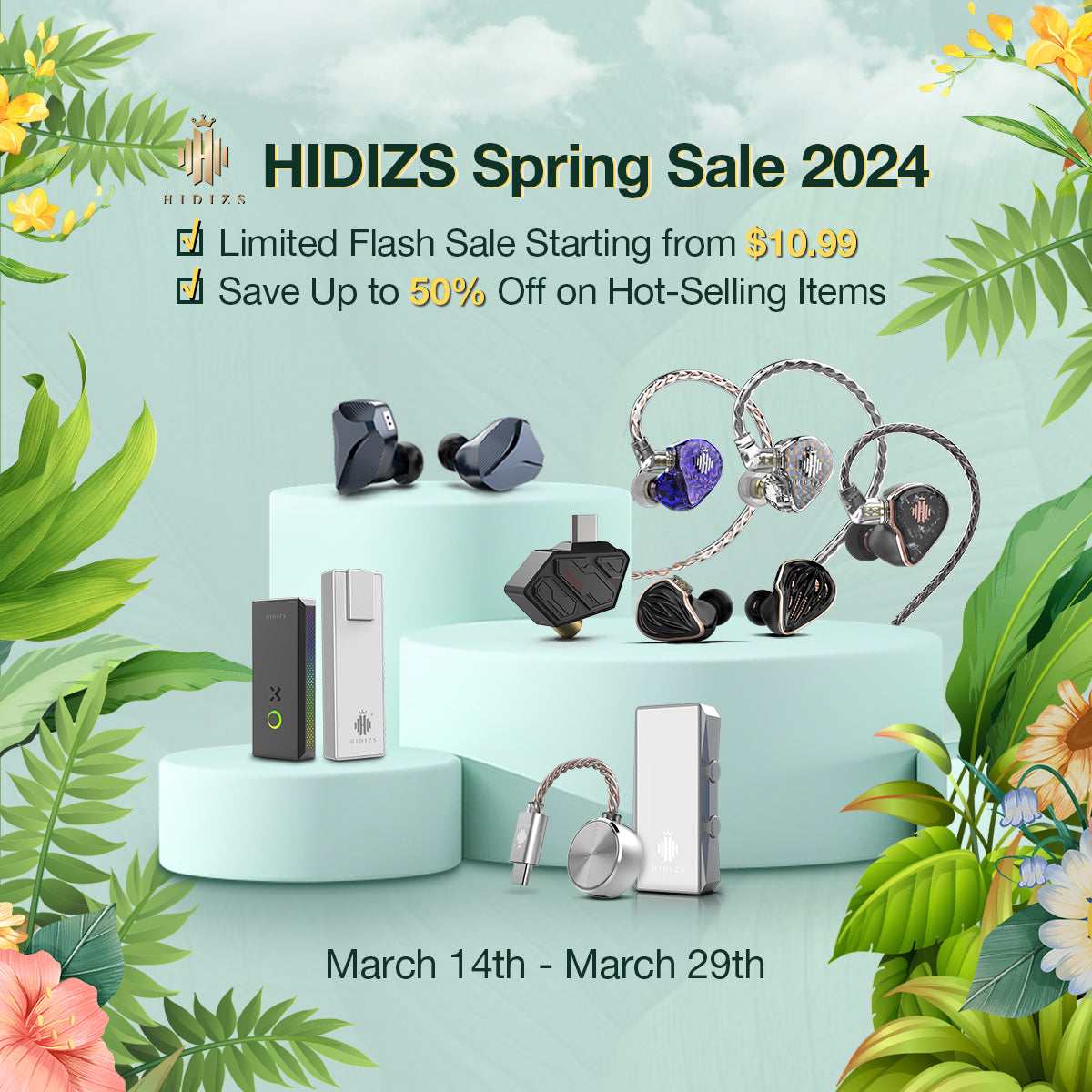 HIDIZS Spring Sale 2024