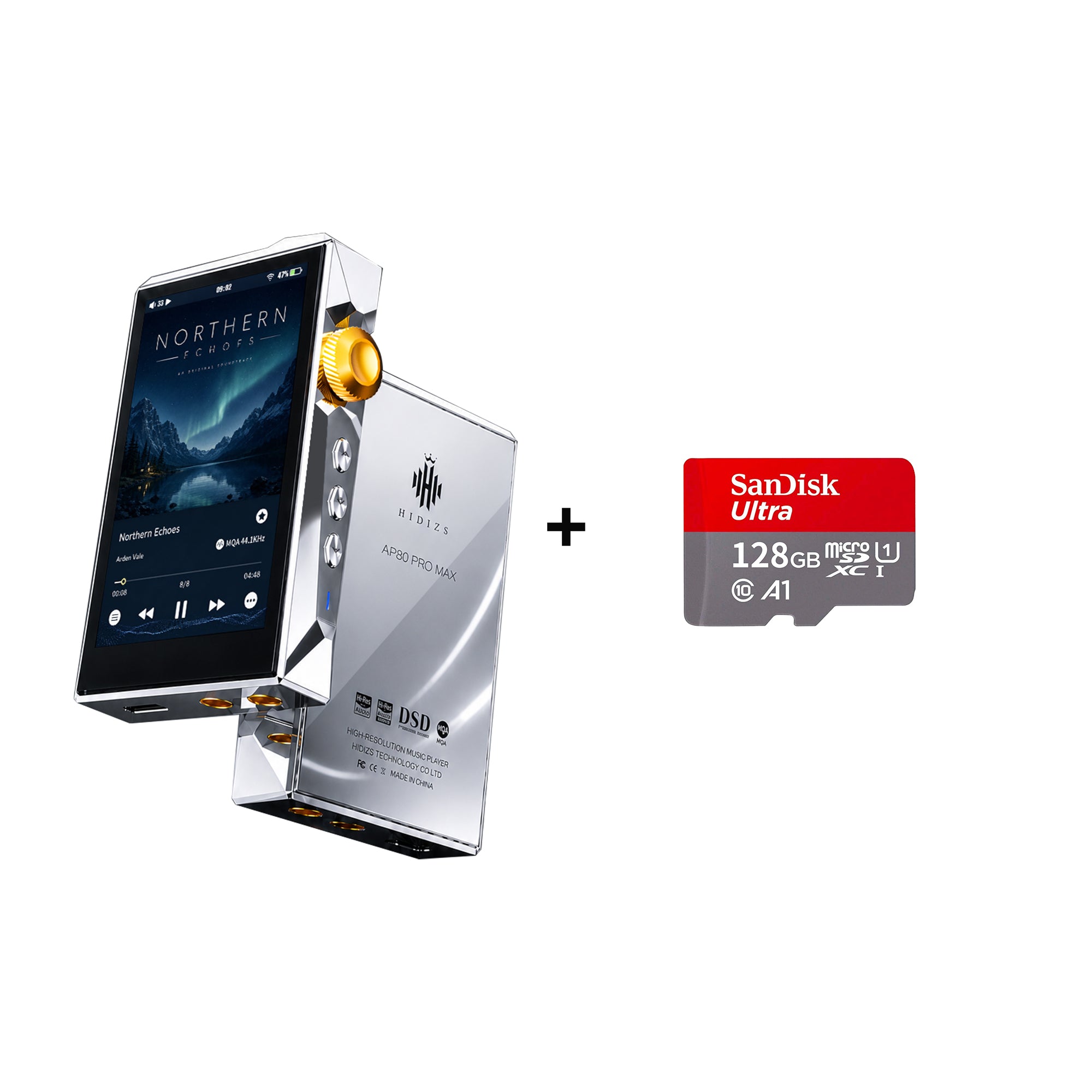 HIDIZS AP80 PRO MAX Titanium Edition All-in-One Hi-Res Streaming Music