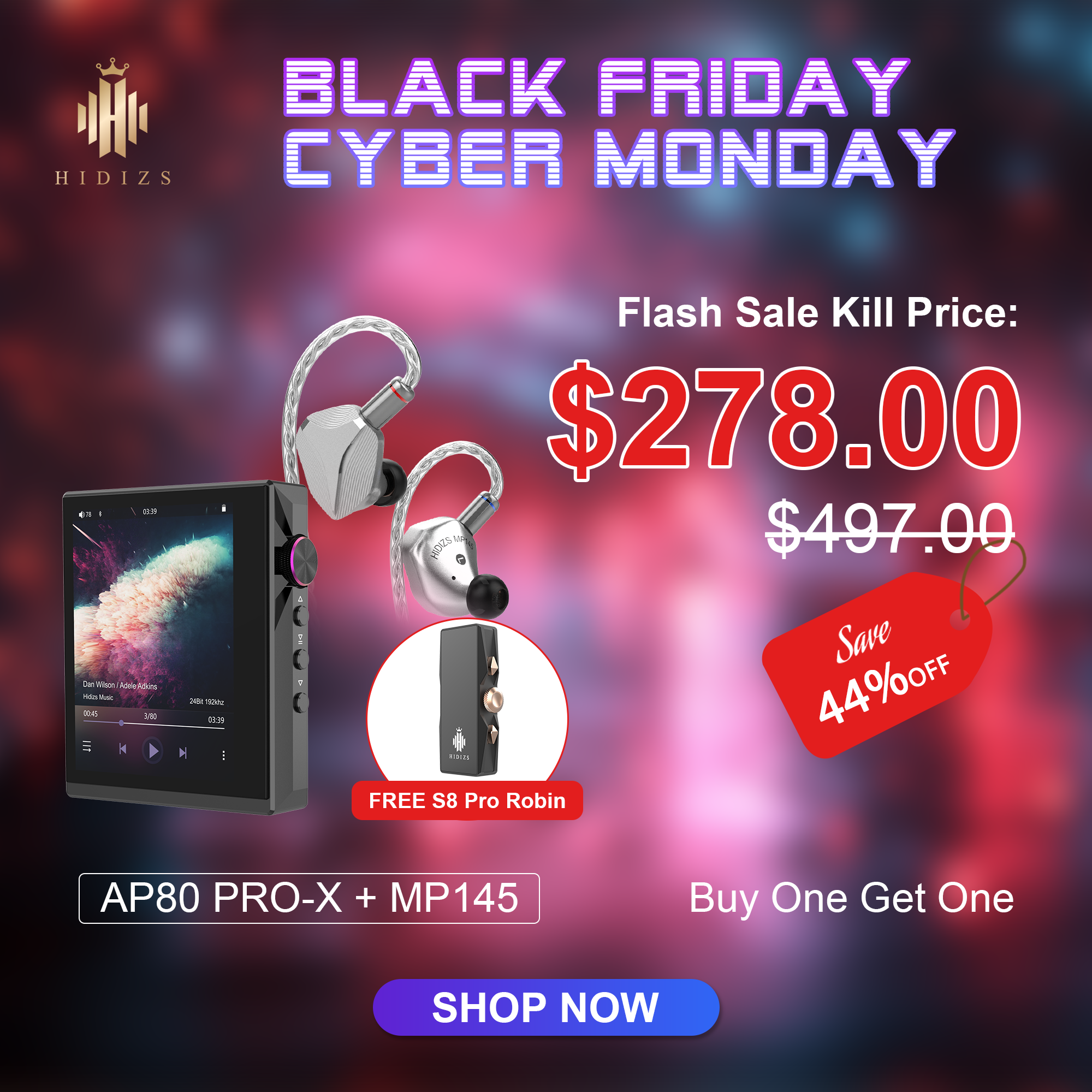 AP80 PRO-X + MP145 + S8 Pro Robin Bundle