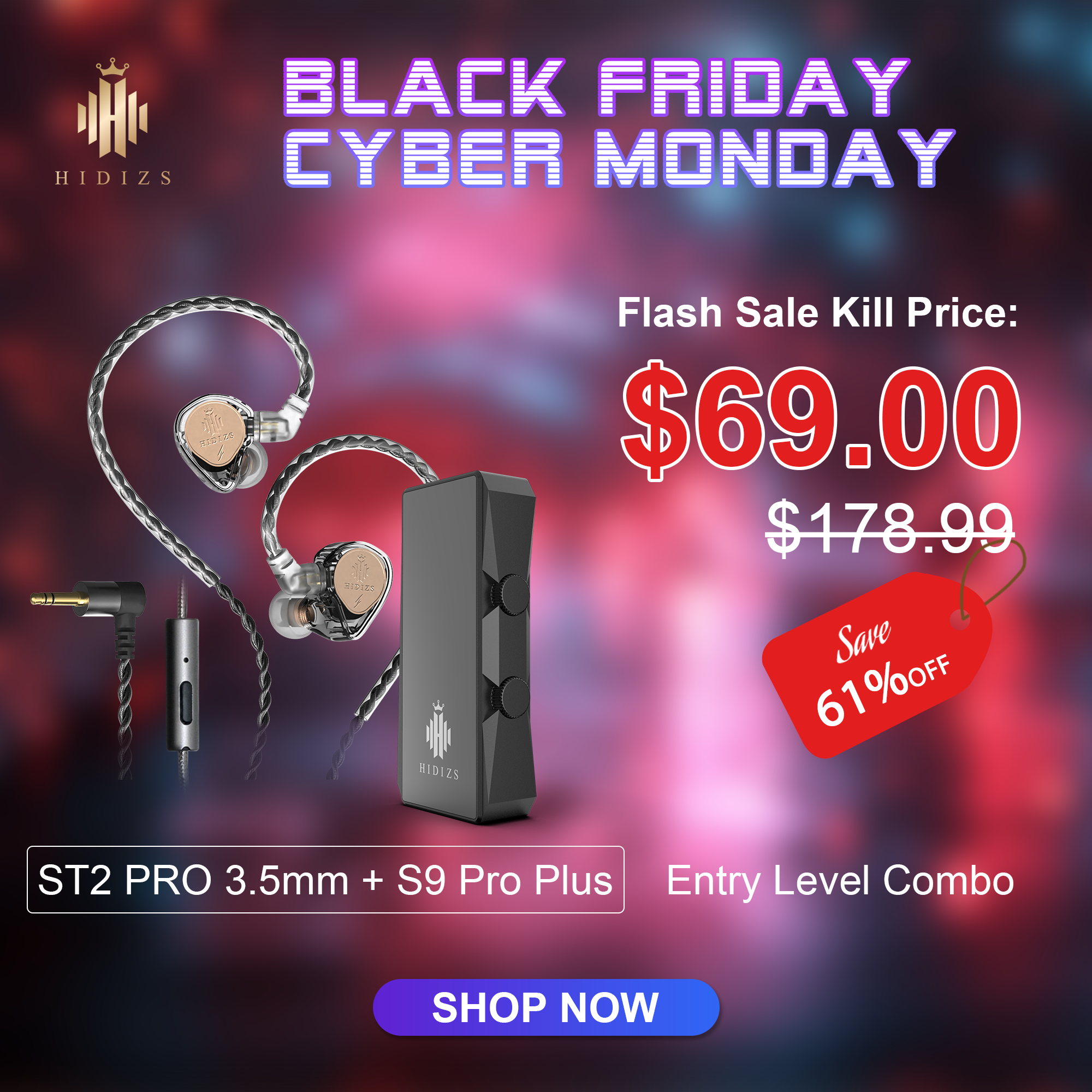 ST2 PRO 3.5mm + S9 Pro Plus Martha Bundle