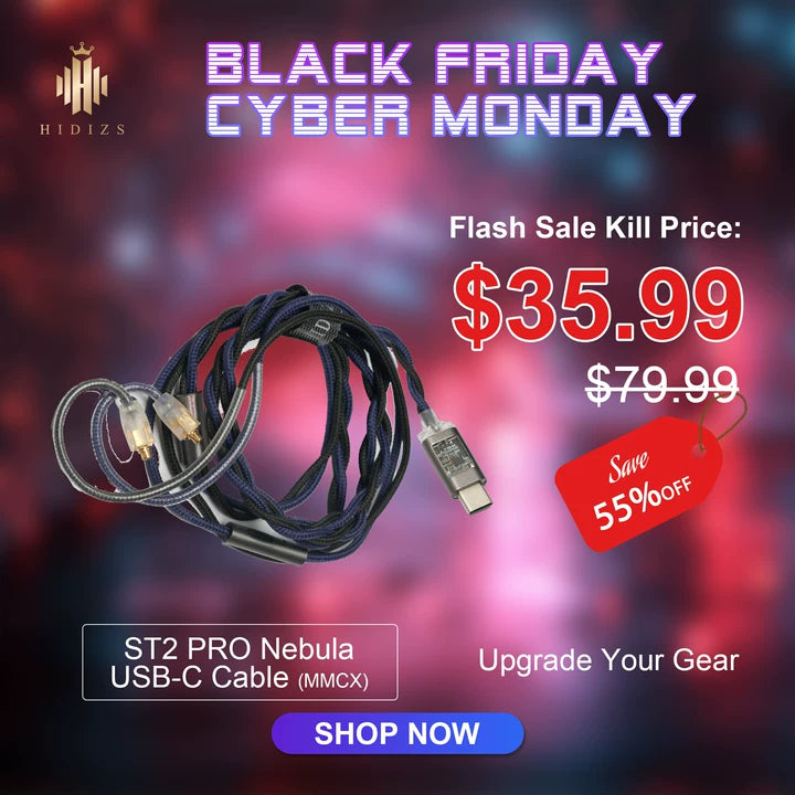 ST2 PRO USB-C DAC Digital Earphone Cable 0.78mm/2Pin