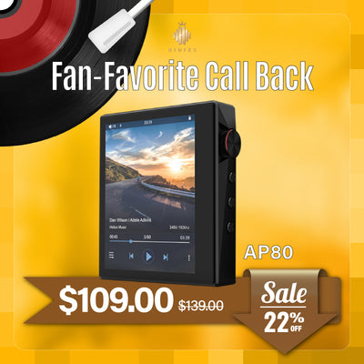 AP80 High Resolution Portable Music Player