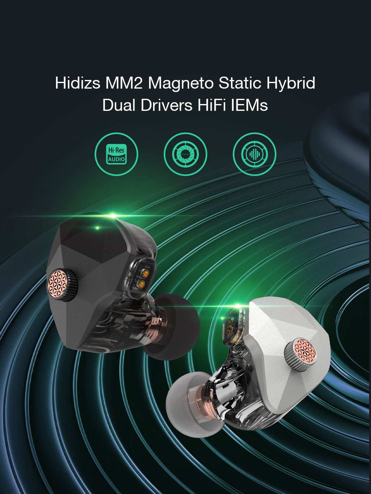 Hidizs Mermaid MM2 HiFi In-Ear Monitor Earphones