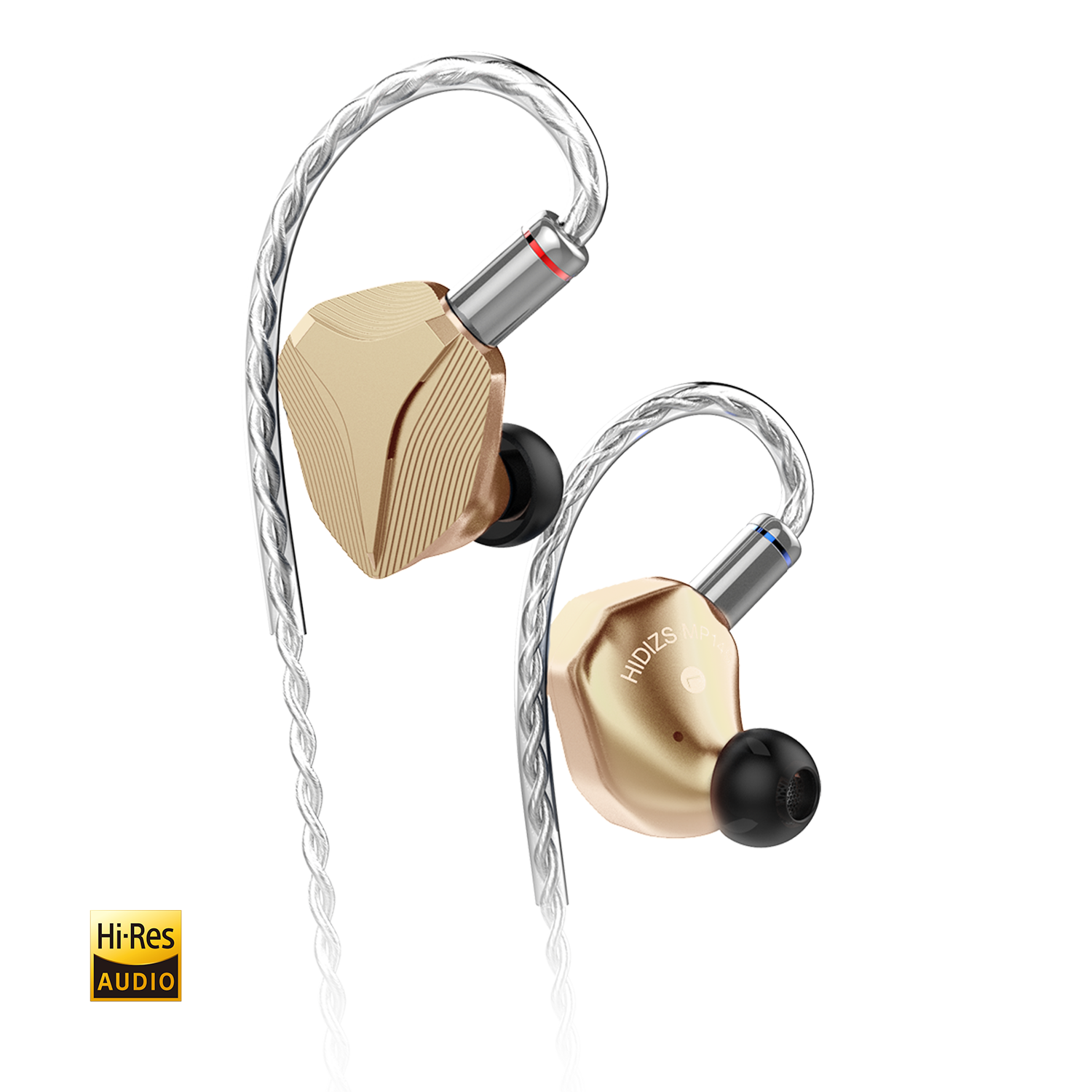 Hidizs MP145 Ultra-large Planar Magnetic HiFi In-ear Monitors Limited Golden Titanium Edition