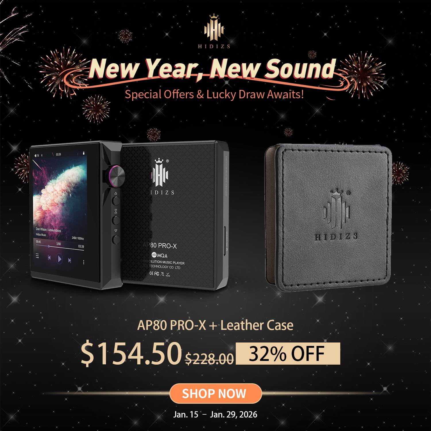 HIDIZS AP80 PRO-X Portable Balanced Lossless MQA Music Player