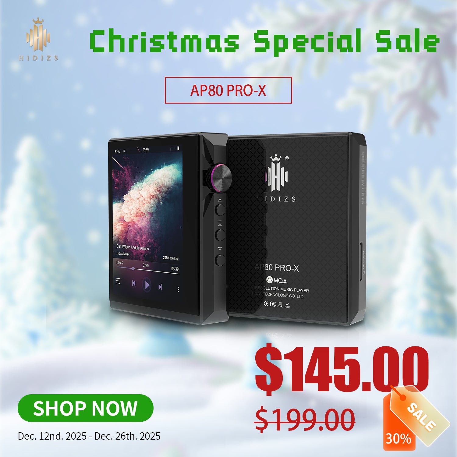 AP80 Pro-X HiFi Music Player – Balanced Sound & Portable Brilliance