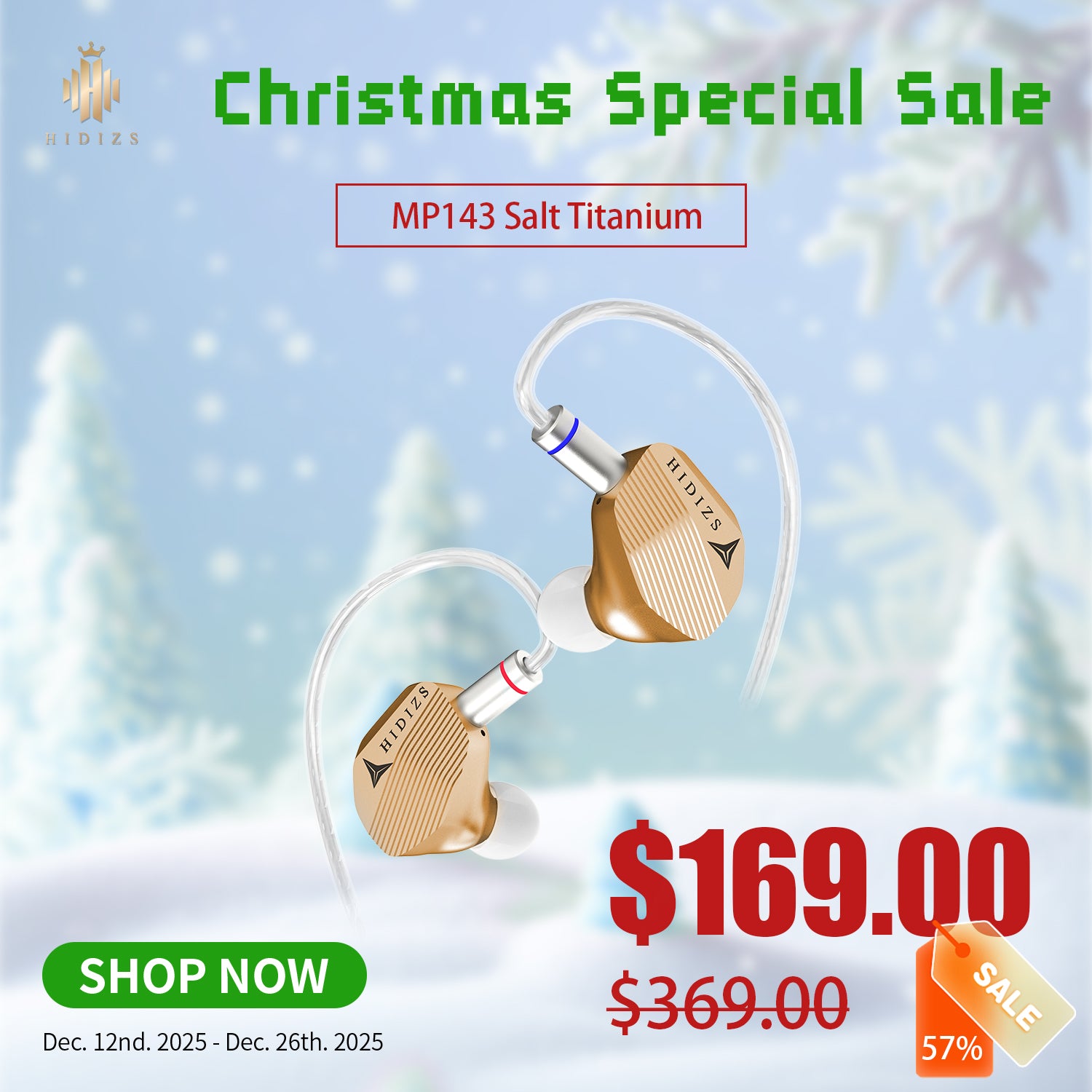 MP143 Planar IEMs – Magnetic HiFi In-Ear Sound by HIDIZS