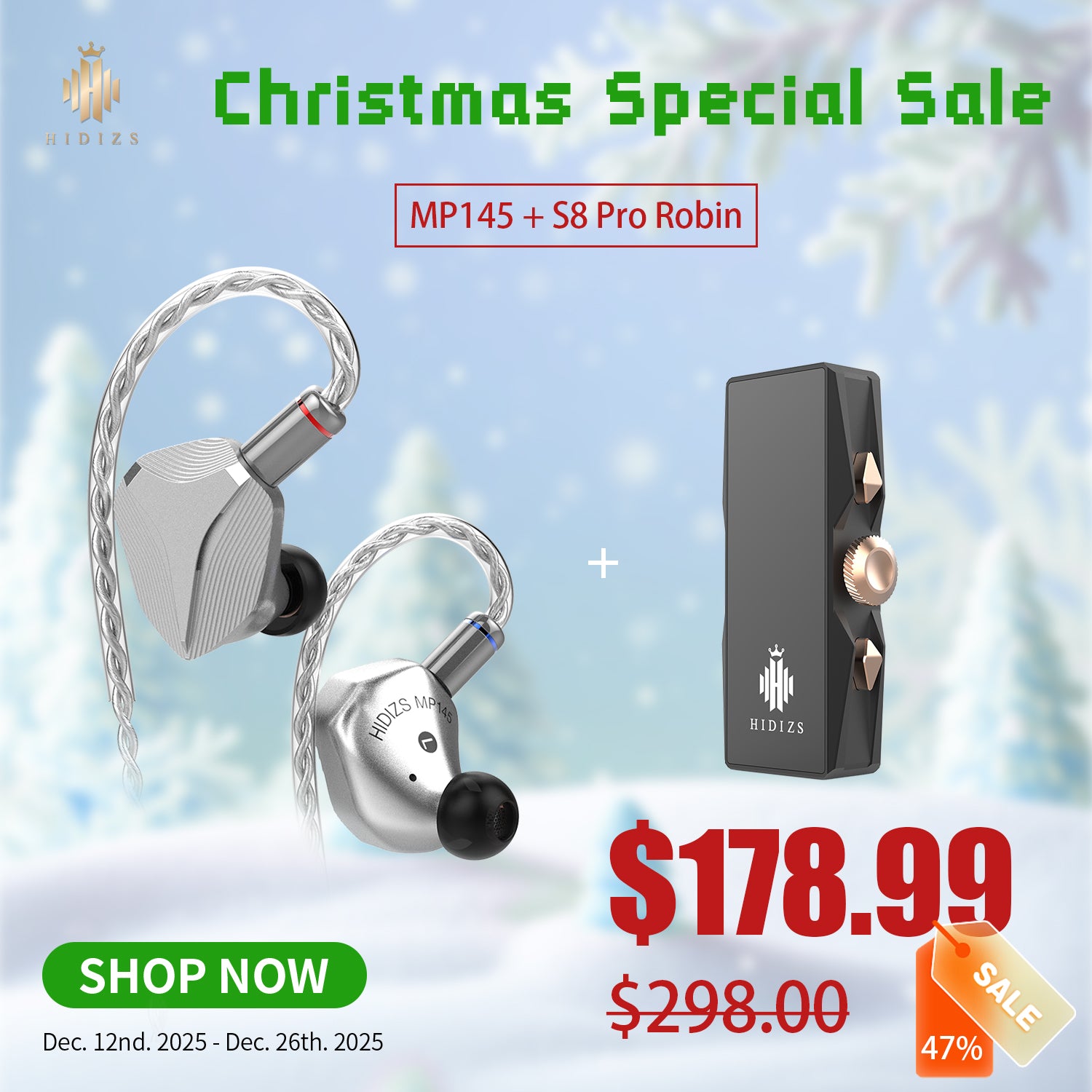 MP145 + S8 Pro Robin Bundle