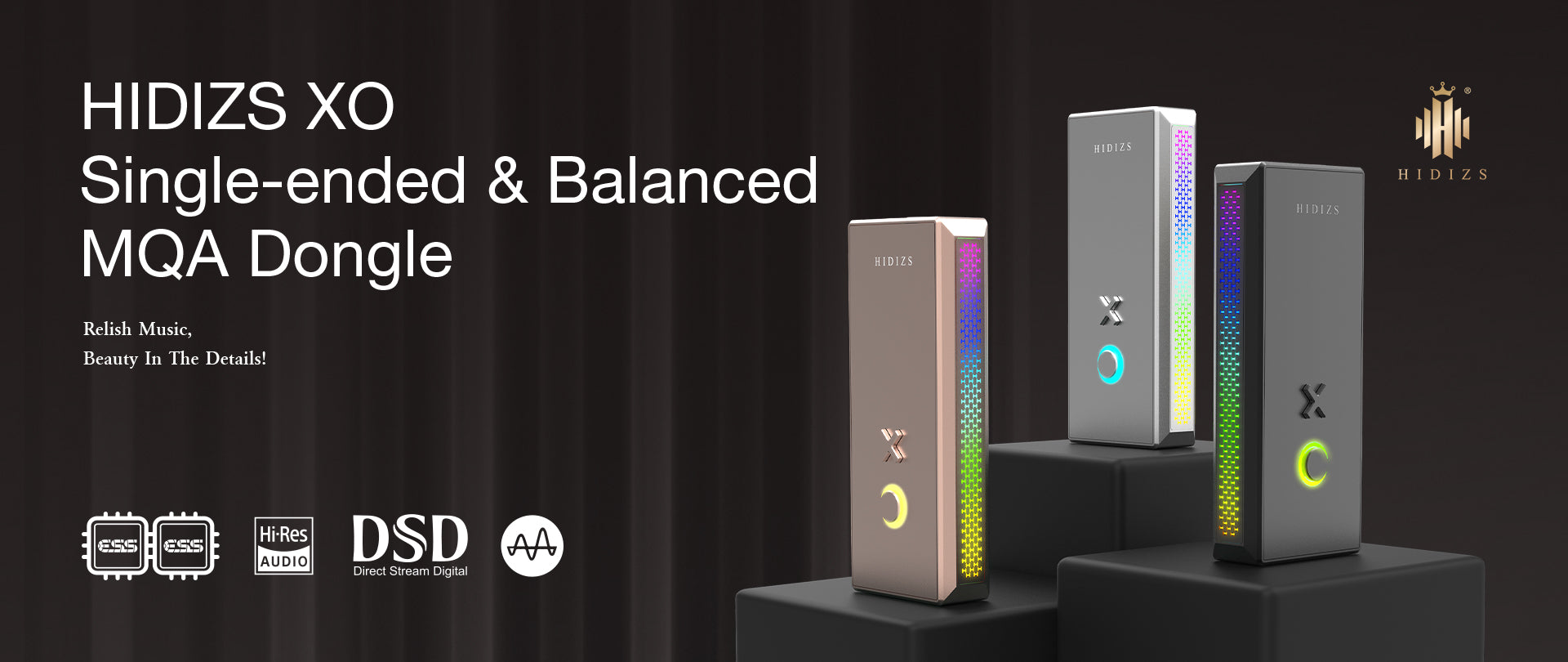 Unparalleled Audio Quality with Hidizs XO Single-Ended & Balanced MQA Dongle $59.99 (reg $99)