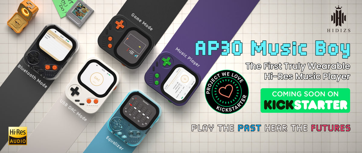 HIDIZS AP30 Music Boy — The Truly Wearable Palm-Sized Hi-Res Music Pla