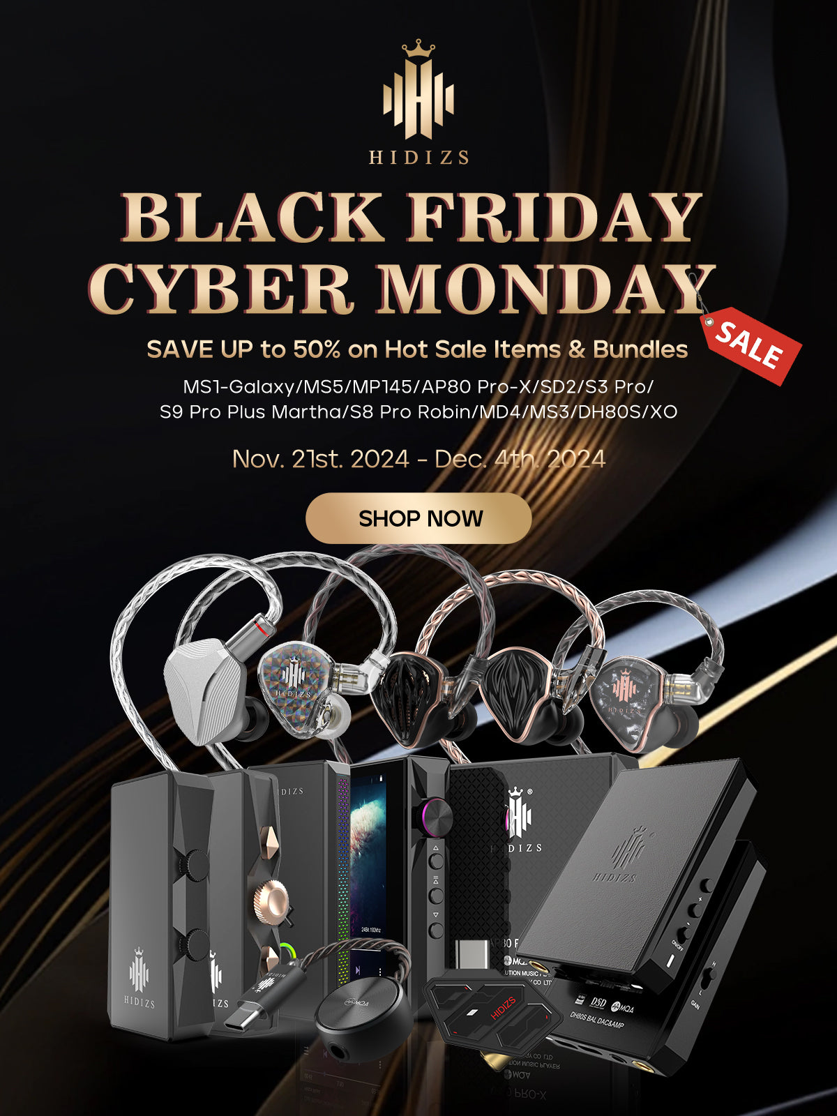 HIDIZS Black Friday Cyber Monday 2024