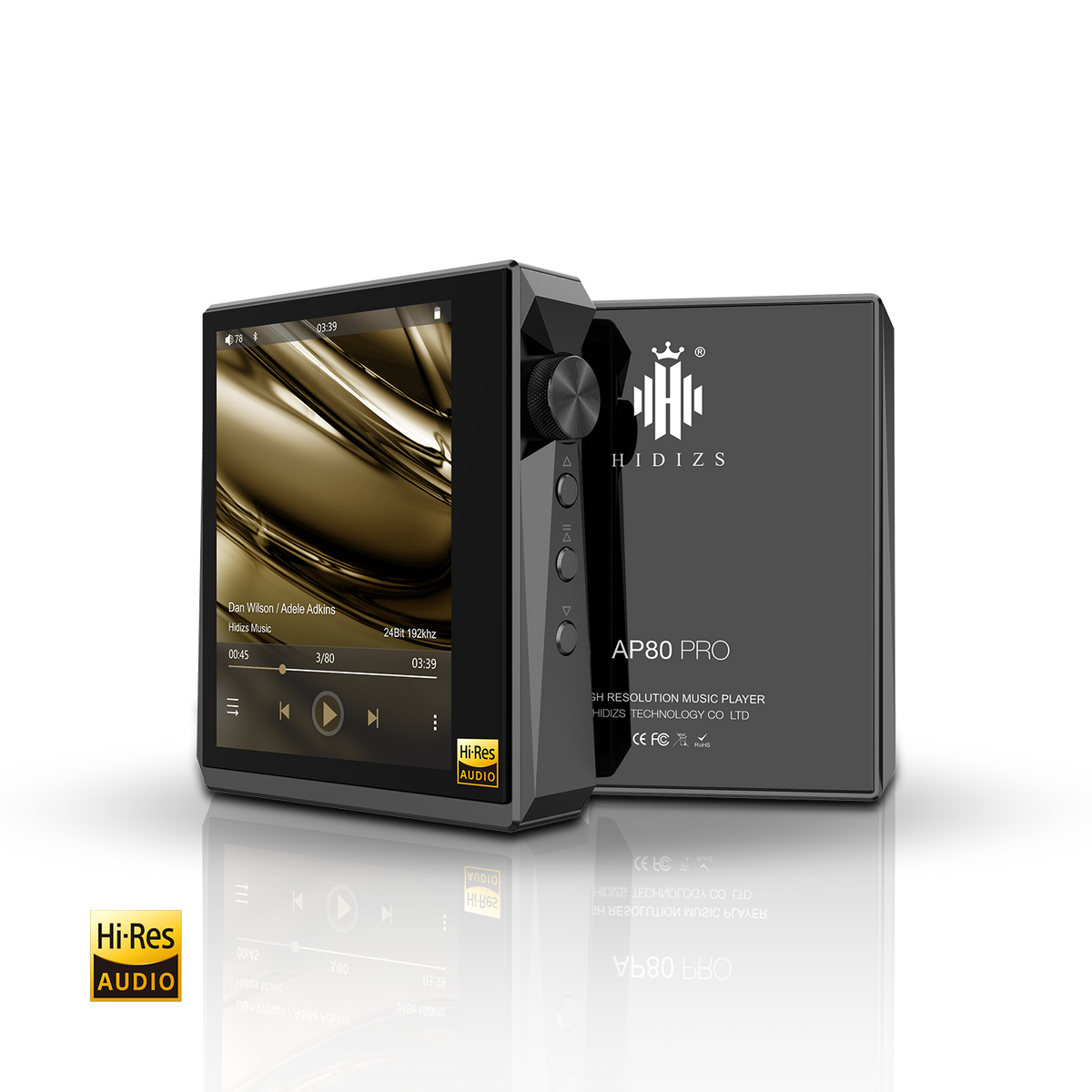 ポータブルプレーヤー HIDIZS - AP80 PRO MAX AP80 PRO-X + Leather Case Bundle