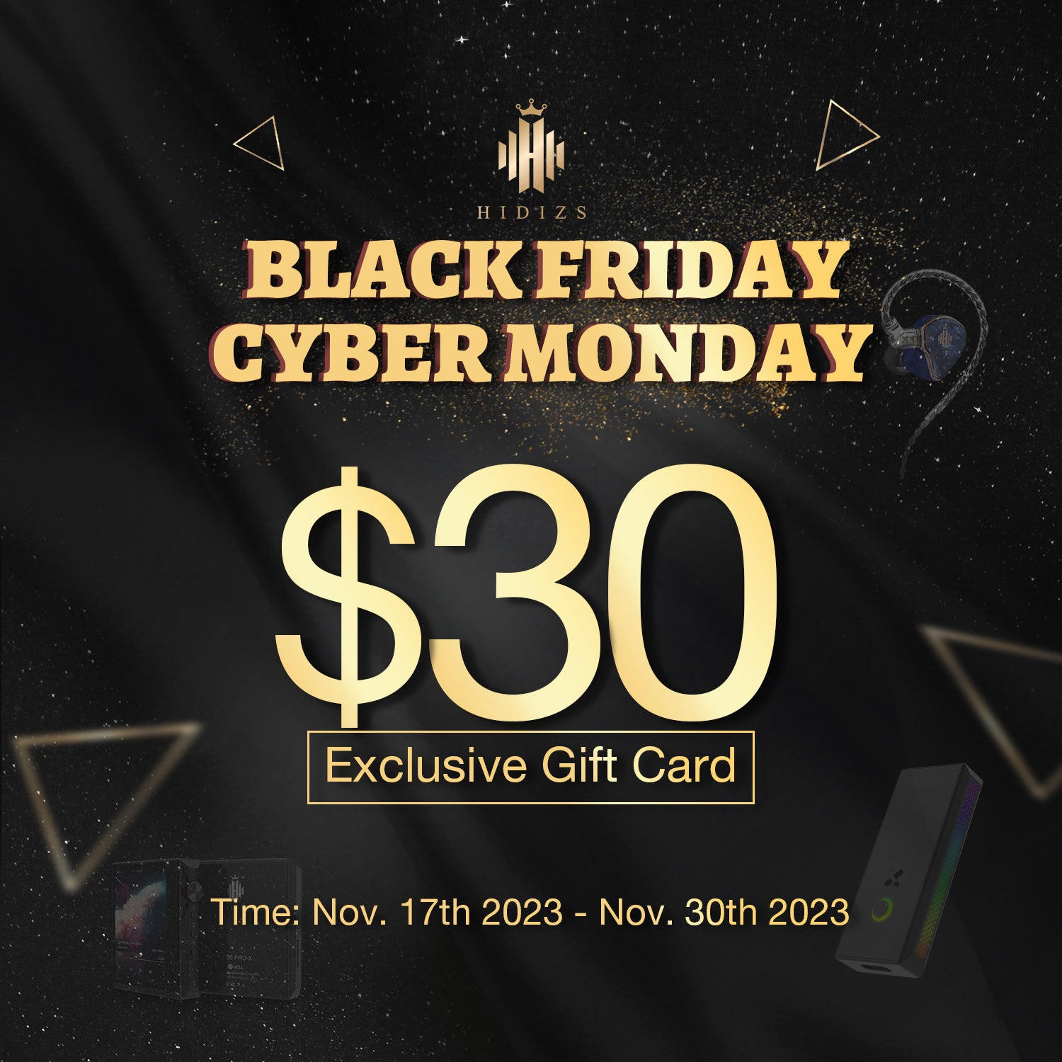 Hidizs Black Friday Cyber Monday Sale