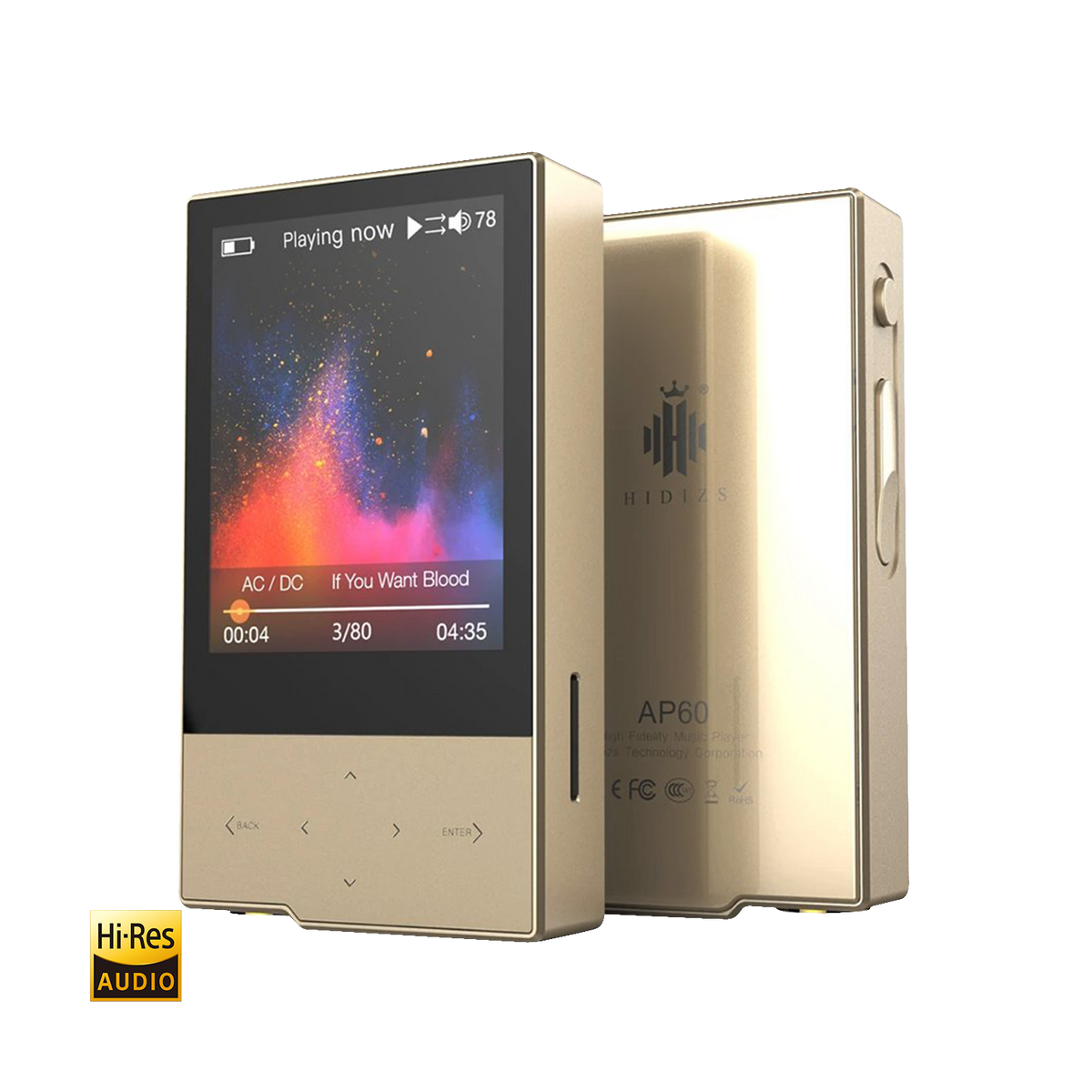 AP60 II Portable Hi-Res Music Player | Hidizs
