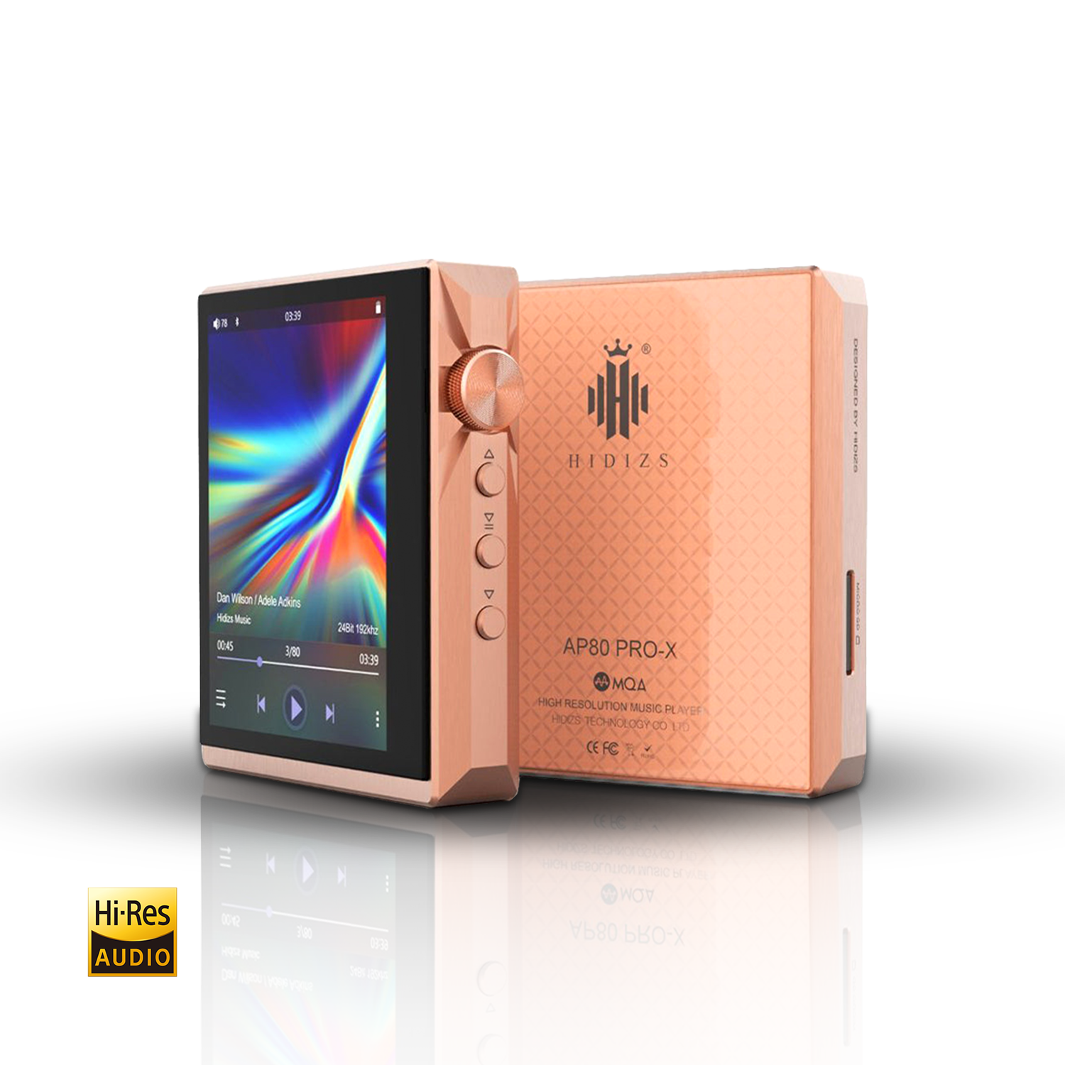 ポータブルプレーヤー Hidizs AP80 PRO-X Red Copper Ltd Edition LIMITED TO 499 UNITS WORLDWIDE AP80 PRO-X Red Copper Limited
