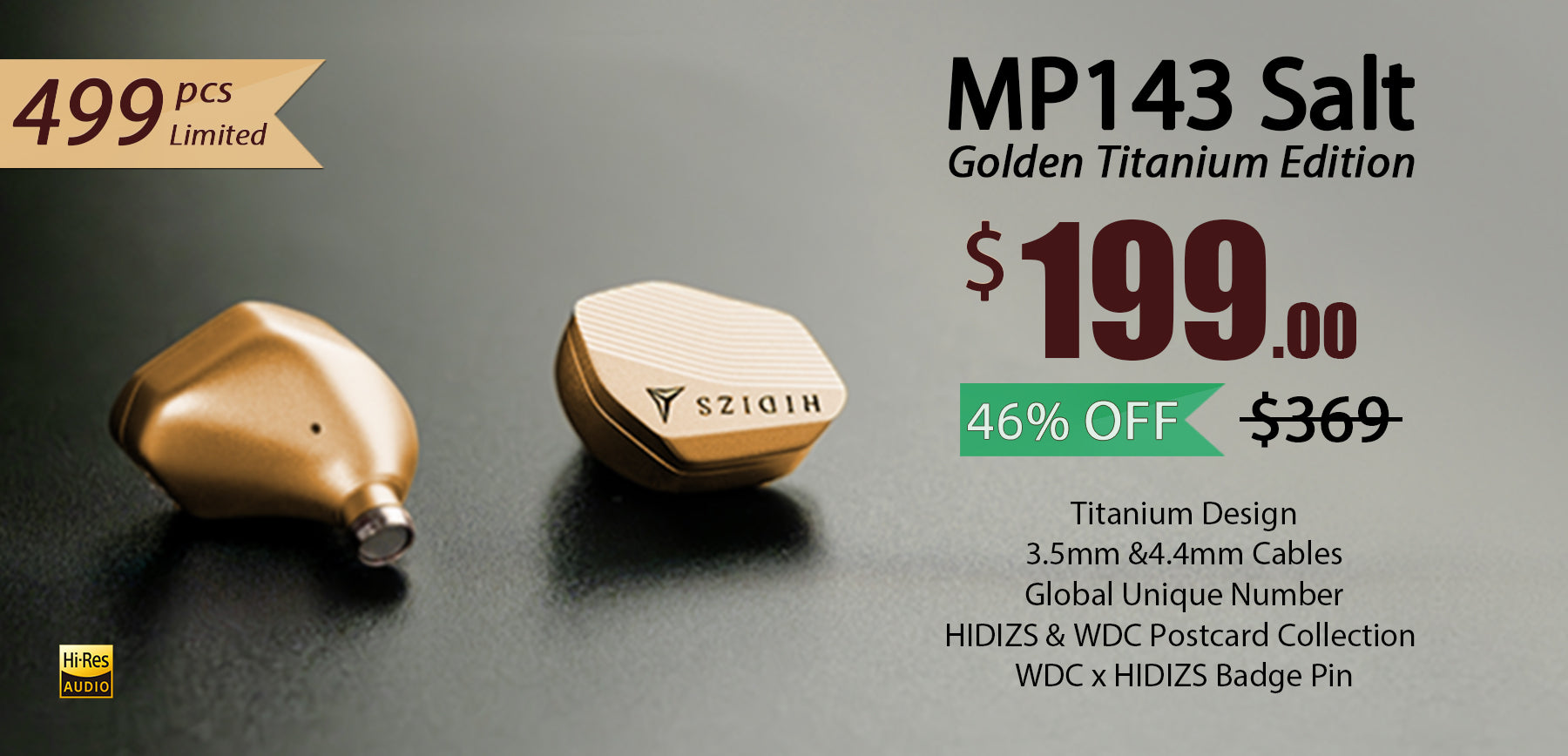 MP143 Planar IEMs – Magnetic HiFi In-Ear Sound by HIDIZS