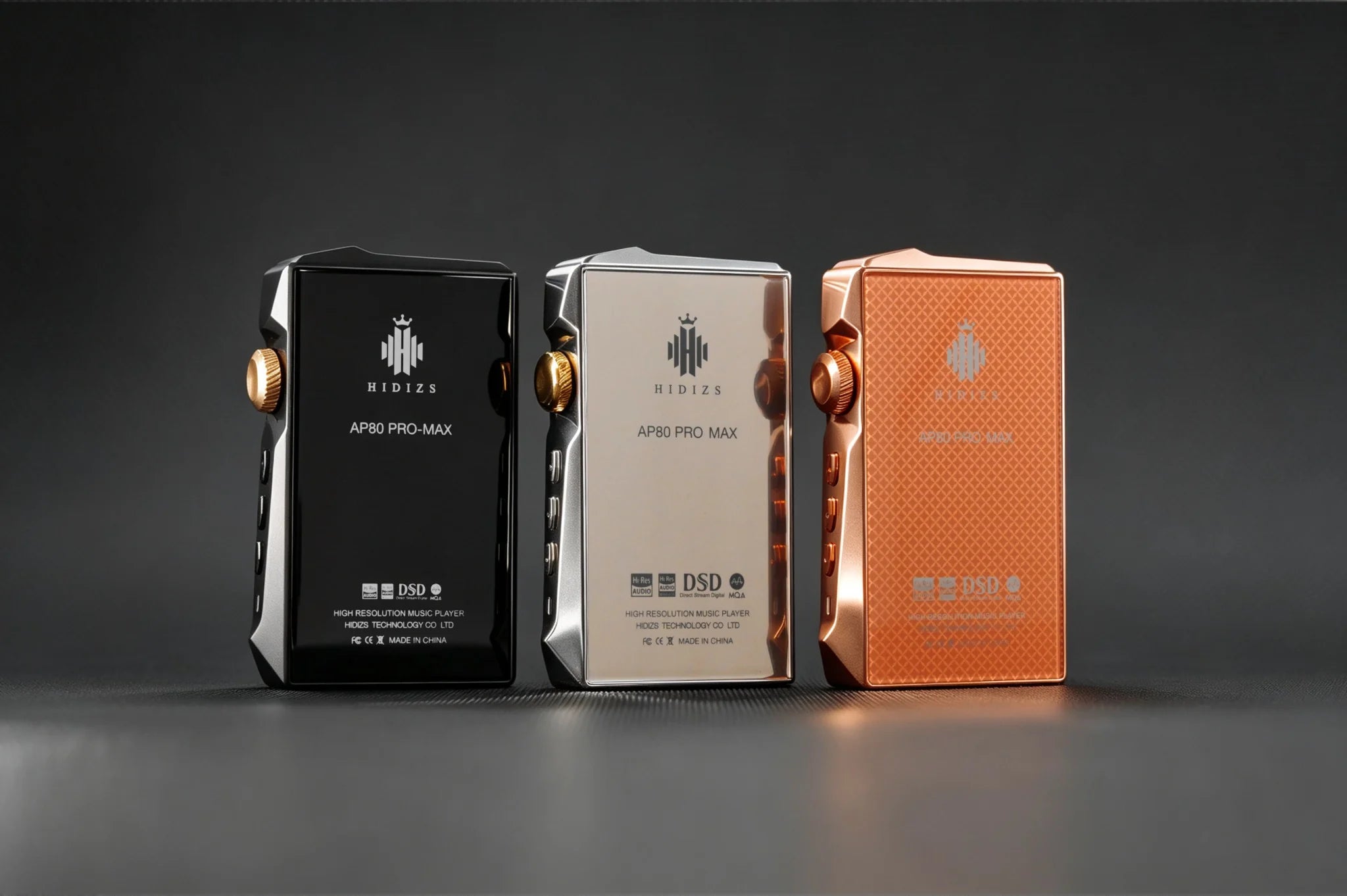 Three AP80 PRO MAX material versions