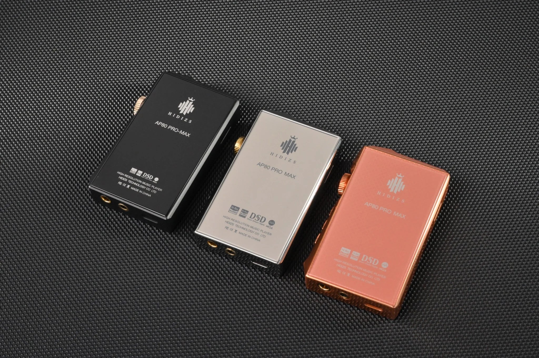 Three AP80 PRO MAX versions top view